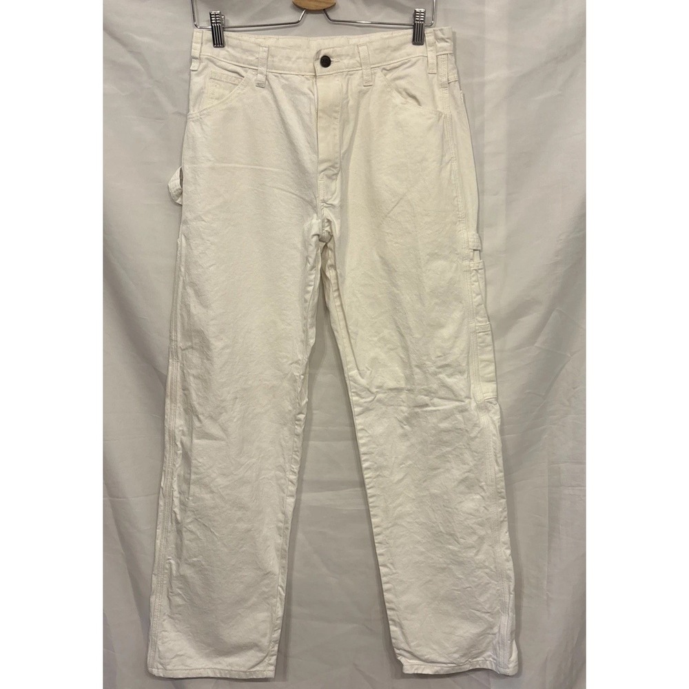 Dickies Sherwin Williams White Painters Pants Cotton Size 32x34